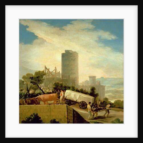 Transporting a Stone Block, 1786-87 by Francisco Jose de Goya y Lucientes