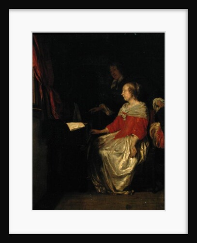 The Virginal Lesson by Gabriel Metsu