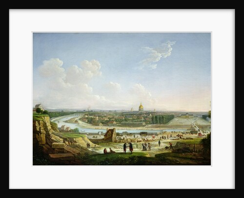 General View of Paris from the Chaillot Hill, 1818 by Seyfert