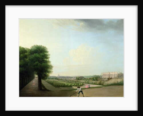 The Construction of the Place Louis XV from the Garden of the Hotel de Resnel, c.1760 by French School