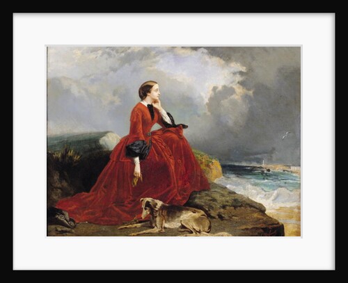 Empress Eugenie in Biarritz, 1858 by E. Defonds