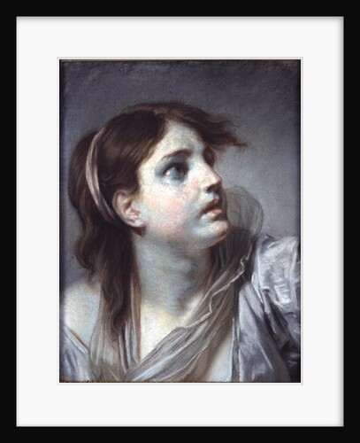 Head of a Young Girl by Jean Baptiste Greuze
