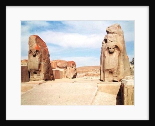 Sphinx gate, 1450-1200 BC by Hittite Hittite