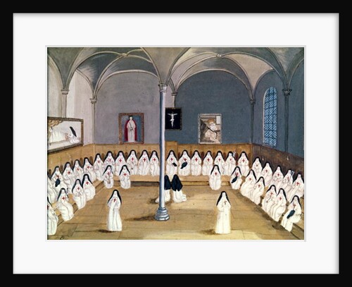 The Sisters of the Abbey from 'L'Abbaye de Port-Royal', c.1710 by Louise Madelaine (after) Cochin