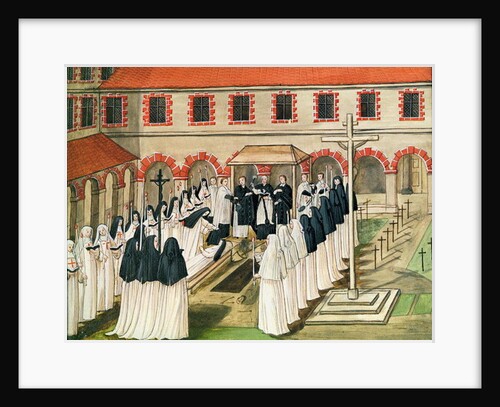 The Burial of a Nun by Louise Madelaine Cochin