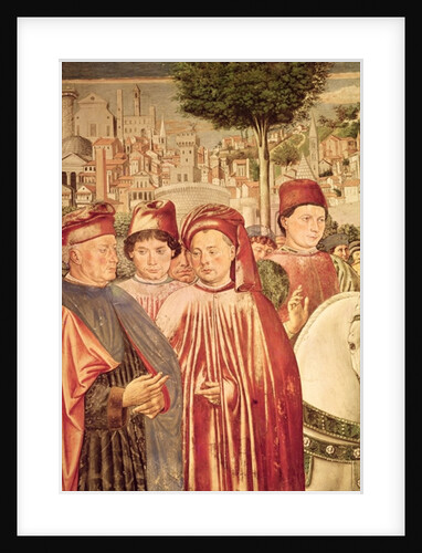 St. Augustine Departing for Milan by Benozzo di Lese di Sandro Gozzoli