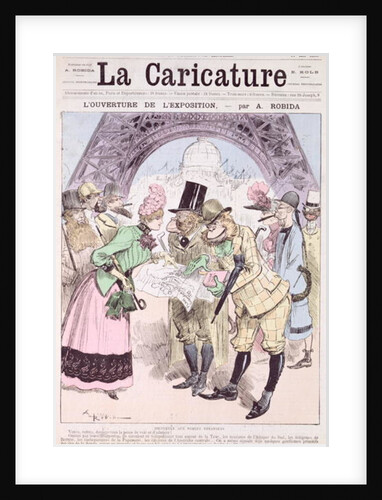 The Opening of the Universal Exhibition of 1889 by Albert Robida