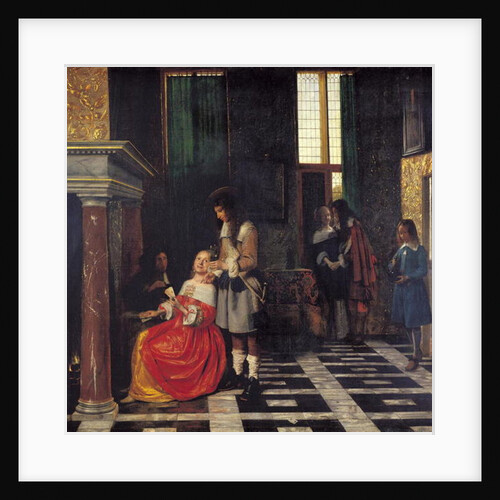 The Card Players, c.1663-65 by Pieter de Hooch