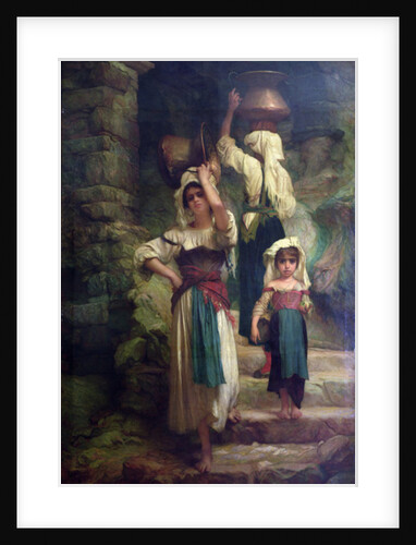 Women of Cervara, 1858 by Antoine Auguste Ernest Herbert or Hebert