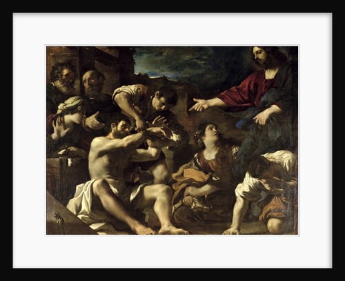 The Resurrection of Lazarus, c.1619 by Guercino