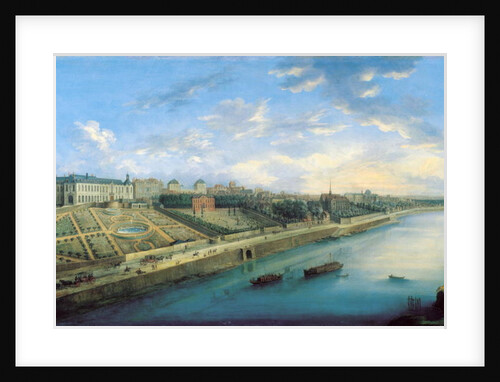 View of Passy and Chaillot from Grenelle by Charles Laurent Grevenbroeck