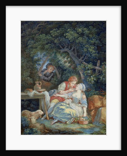 Annette and Lubin by Pierre Antoine Baudouin