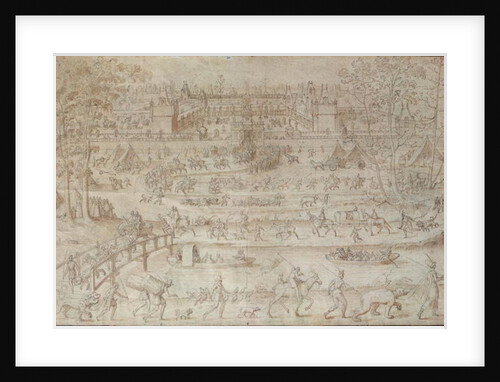 Festival at the Chateau d'Anet by Antoine Caron