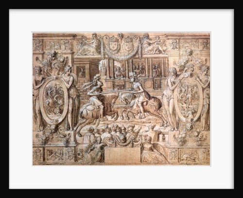 Tournament on the Occasion of the Marriage of Catherine de Medici and Henri II in 1533 by Antoine Caron
