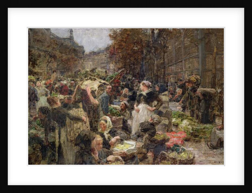 Les Halles by Leon Augustin Lhermitte