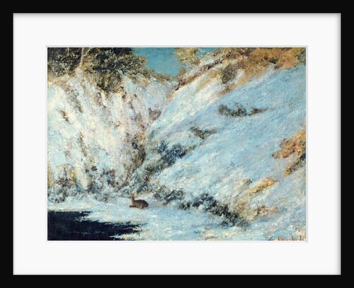 Snowy Landscape, 1866 by Gustave Courbet