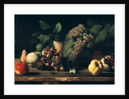 Still Life with Grapes and Pomegranate by Italian School