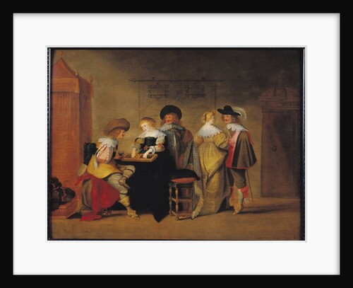 Backgammon Players by Christoffel Jacobsz van der Lamen
