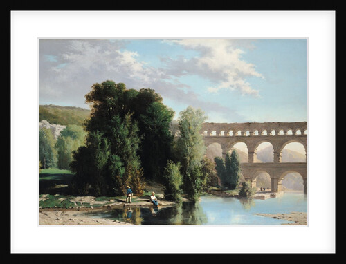 View of the Pont du Gard, 1859 by Henri Marie Poinsot