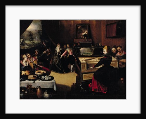 The Prodigal Son with the Courtesans or, Interior Scene by Pieter Jansz. Pourbus