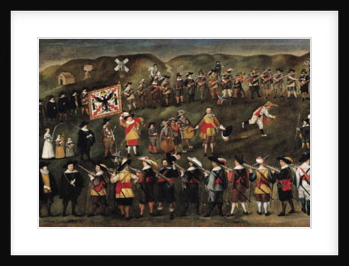 Members of the Brotherhood of St. Barbara of Dunkirk in 1633 by Flemish School