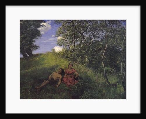 Siesta, 1889 by Hans Thoma