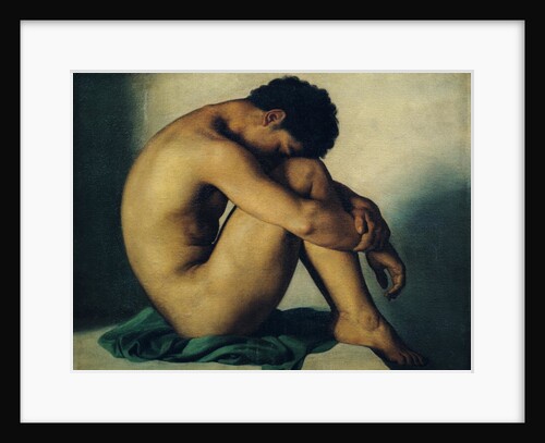 Study of a Nude Young Man, 1836 by Hippolyte Flandrin