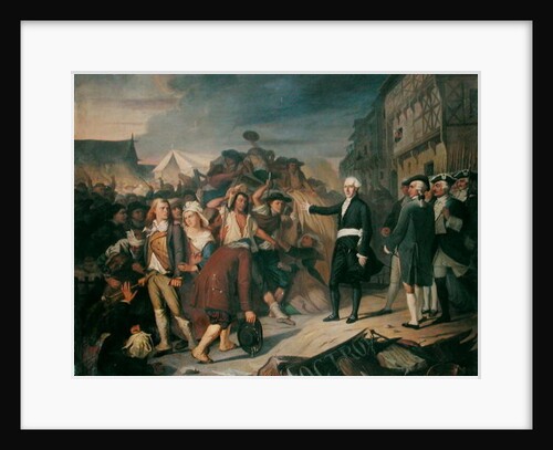 Daniel de Kervegan Mayor of Nantes, Placating a Riot, 1813 by Henri Villain