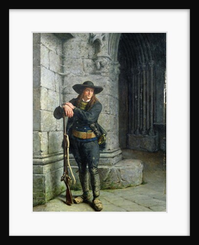 Armed Breton Guarding a Porch by Charles Loyeux