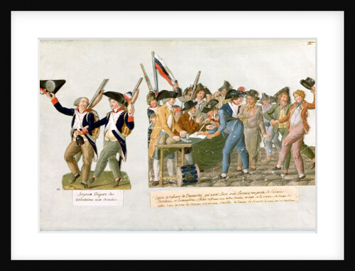 Happy Departure of the Army Volunteers by Lesueur Brothers