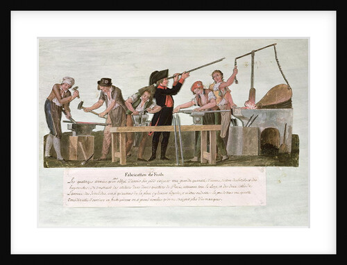Rifle Makers' Workshop, 1793 by Lesueur Brothers