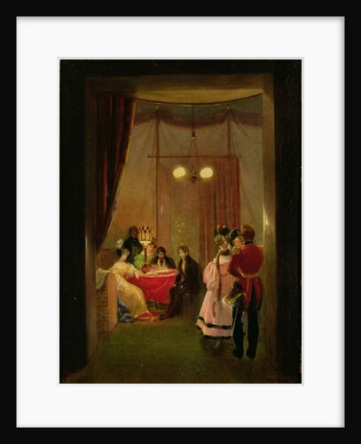 The Salon of Hortense de Beauharnais in Rome by Pierre Felix Cottrau