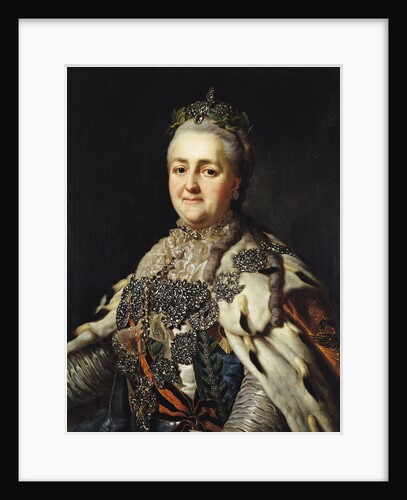 Portrait of Catherine II of Russia by Alexander (after) Roslin