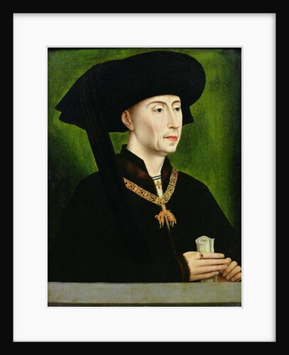 Portrait of Philippe le Bon Duc de Bourgogne by Rogier van der Weyden
