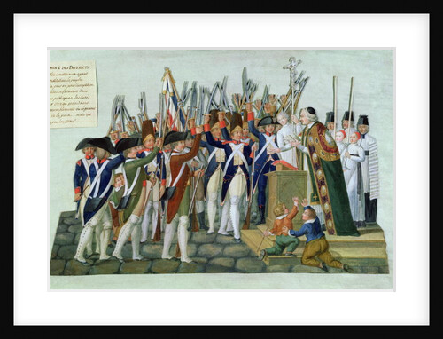 Oath of the Districts, February 1790 by Lesueur Brothers