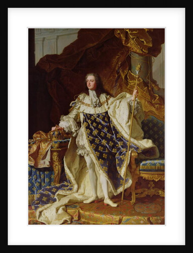 Portrait of Louis XV in his Coronation Robes, 1730 by Hyacinthe Francois Rigaud