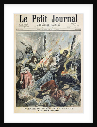 Fire at the Bazar de la Charite, 4th May 1897 by F.L. & Tofani Oswaldo Meaulle