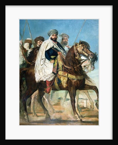 Ali Ben Ahmed, the Last Caliph of Constantine, with his Entourage outside Constantine, 1845 by Theodore Chasseriau