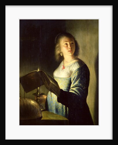 Young Woman with a Candle by Isaac de Jouderville