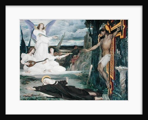 The Vision, Legend of the 14th Century, 1872 by Luc-Oliver Merson