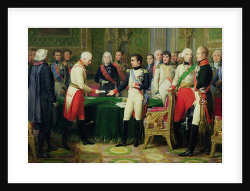 Napoleon I Receiving Baron Vincent, the Austrian Ambassador, at Erfurt, 28th October 1808, 1838 by Nicolas Louis Francois Gosse