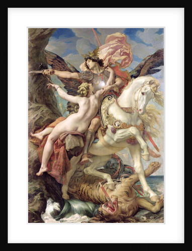 The Deliverance: Ruggiero and Angelica, 1876 by Joseph Paul Blanc