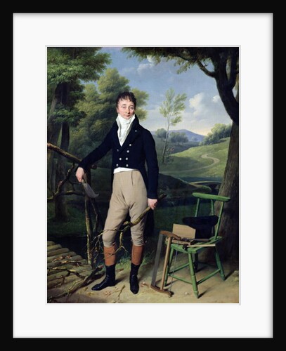 Portrait of a Man, possibly Monsieur d'Aucourt de Saint-Just, c.1800 by Louis Leopold Boilly