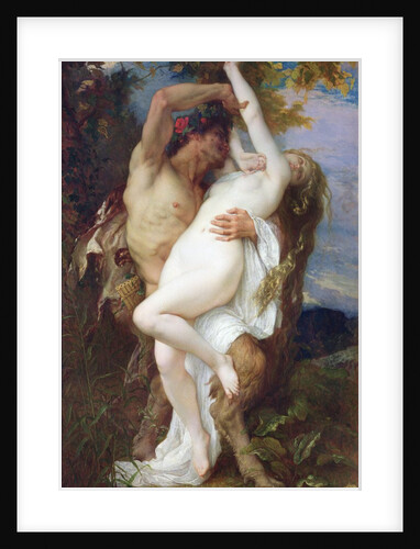 Nymph abducted by a Faun, 1860 by Alexandre Cabanel