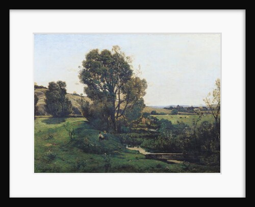 View from Moncel-sur-Seine, c.1868 by Henri-Joseph Harpignies