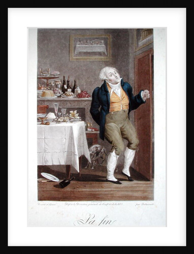 The End of the Gastronomes by Philibert Louis Debucourt