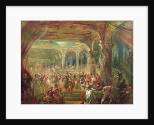 Ball at the Opera de Paris during the Second Empire by French School