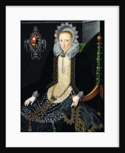 Portrait of Adriana van Nesse, 1611 by Salomon Mesdach