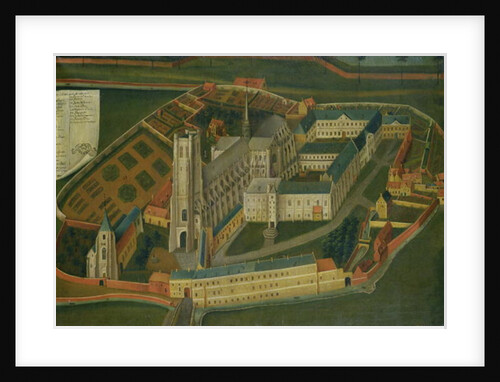 The Abbey of Saint-Bertin at Saint-Omer, 1776 by Jacques Francois Lemaire