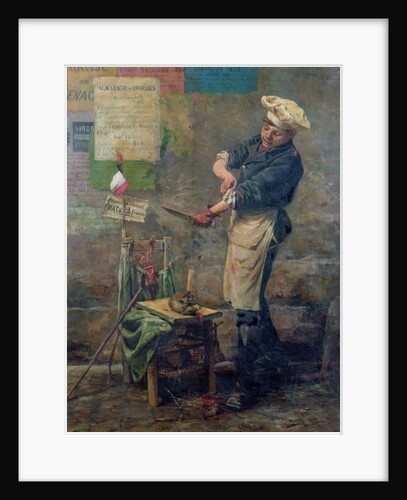 Rat Seller during the Siege of Paris, 1870 by Narcisse Chaillou